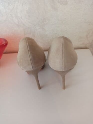 qəhvəyi kişi tuflisi: Karen Millen qadın tuflisi - Model: Açıq burunlu, bantlı/bağlamalı — 2