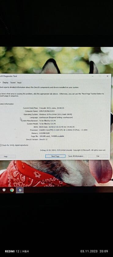 блок питание: Salam PC satılır 500GB HDD 120GB SSD 8 GB Ram Intel core i3 windows — 2