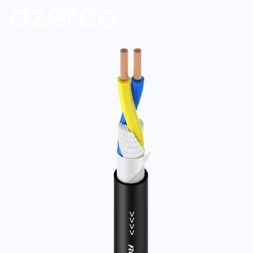 Kabellər: Audio kabel Roxtone SCO20C markalı, iki damarlı kabel. Elektrik