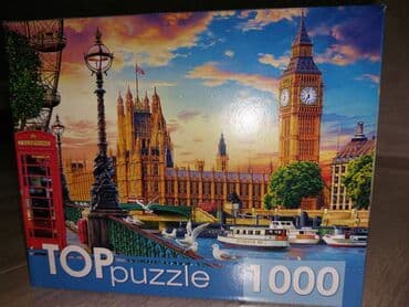 окей настольные игры: Super Pazl ;) Rusiya istehsalı ! 1000 hissəli — 2