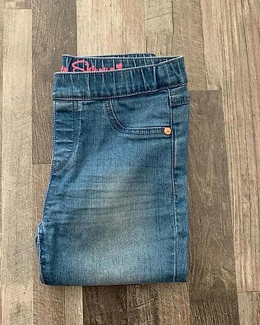 Детский мир: Uşaq qız cins legginsi – “Super Skinny” model - Rəng: klasık mavi — 3