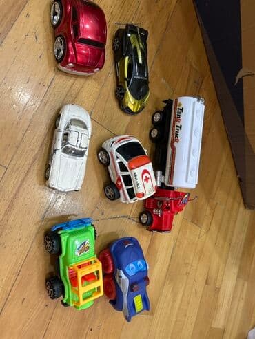 Uşaq oyuncaqları qarışıq set - Maşınlar: müxtəlif ölçü və dizaynda 7