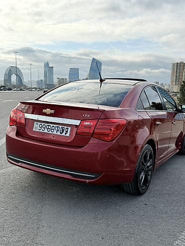 elden ele kredit masinlar: Chevrolet Cruze LTZ sedan - Korpus: 4 qapılı sedan, qırmızı rəng - — 5