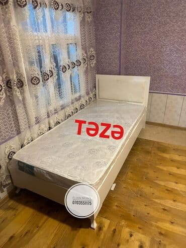 gence kravat: Yeni, Təknəfərlik çarpayı, Bazasız, Matras ilə, Siyirməsiz, Azərbaycan — 1