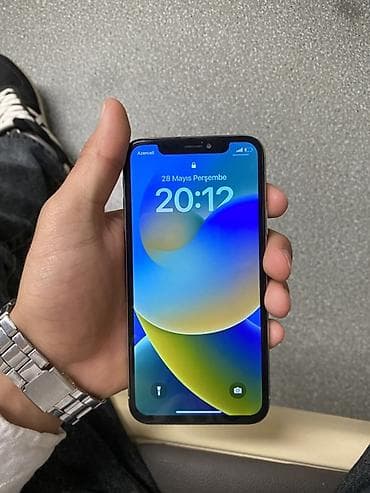 iphone xr irşad: IPhone X, 64 GB, Gümüşü, Face ID — 2