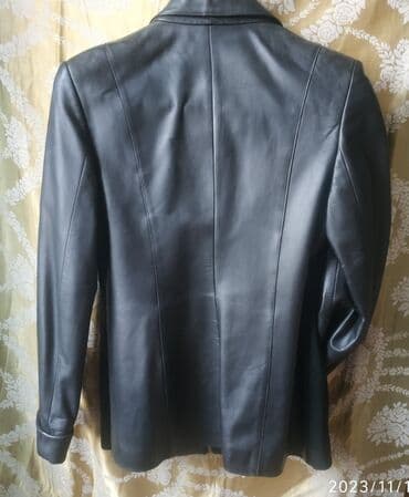 sarı rəngli kişi gödəkçəsi: Qara deri godekce yeni olcusu XL fiquraya oturan qiymet 150m,qirmizi — 4