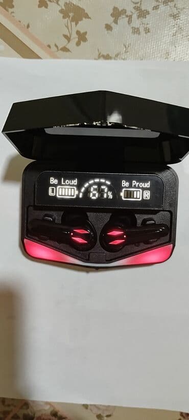 nauşnikler qiymeti: Yeni Simsiz (Bluetooth) Qulaqcıqlar, rəng - Qara — 1
