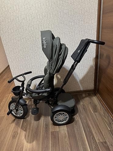 Kidilo uşaq üçtəkərli velosiped-kolyaska - 2-si 1-də dizayn: valideyn — 4
