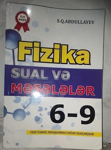 ‼️ YEPYENİDİR Məhsul: “Fizika – Sual və Məsələlər (6–9)” kitabı lalafo.az -da ‼️ YEPYENİDİR Məhsul: “Fizika – Sual və Məsələlər (6–9)” kitabı