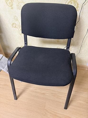 Офисные стулья: Ofis və ev üçün stul dəsti 1) Qara ziyarətçi/ofis stulu - Sadə və — 1