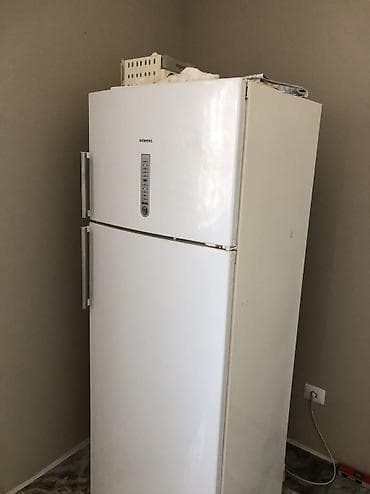 İşlənmiş 2 qapılı Siemens Soyuducu Satılır, rəng - Ağ, Təkərli