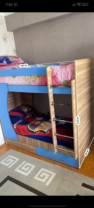 ortopedik matras: İki mərtəbəli kravat – 250 AZN - Üzərində 2 ədəd ortopedik — 1
