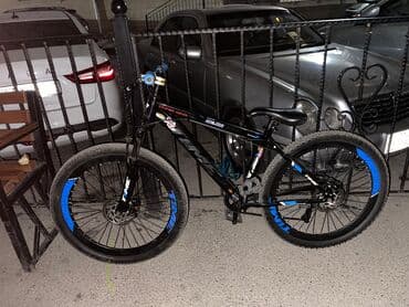 велосипеды с надувными колесами: Б/у Горный велосипед 26", скоростей: 21, Платная доставка — 4