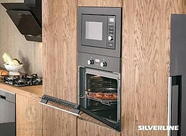 soba: Soba Ankastre elektrik soba tok peci ve mikrodalgali soba Silverline — 2