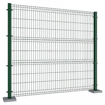 Korkuluq sistemləri Baxış: 3D korkuluk bölməsi; 3D hasar paneli; qapı;