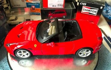 metbex tavan modelleri: Коллекционная модель Ferrari California T Open Red 2014 BBurago Scale — 27