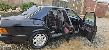 mercedes masin sekilleri: Mercedes-Benz 190 (W201) sedan - Kuzov: 4 qapılı sedan, qara rəng - — 7