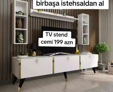 Yeni, Düz TV altlığı, Polkalı, Laminat, Azərbaycan