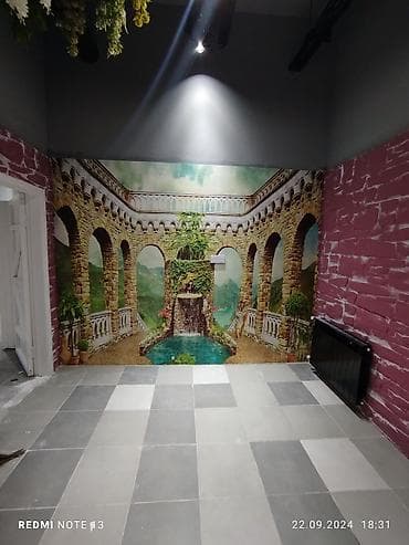 divar ucun: 3D Foto Oboy Və başqa bütün növ oboyların vurulması. Paylaşılan işlər — 10