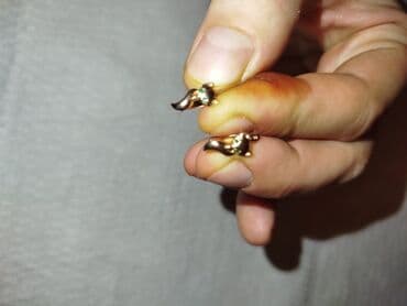 qizil sirğa: Sırğa, Sarı qızıl, 585 Əyar — 4