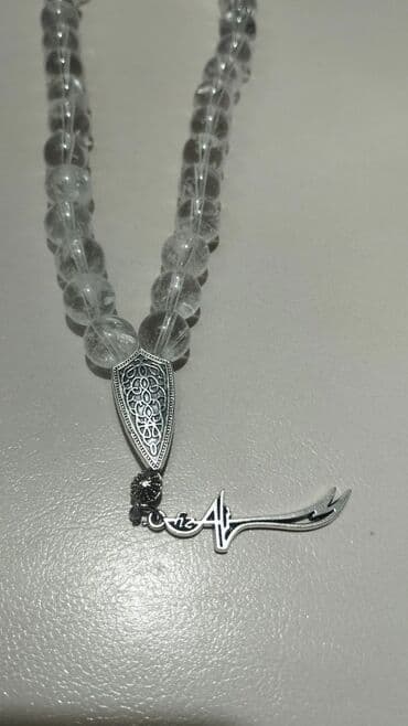 Dur nəcəf daşı deyirlər billur orginal natural təbii təsbeh Zülfüqar