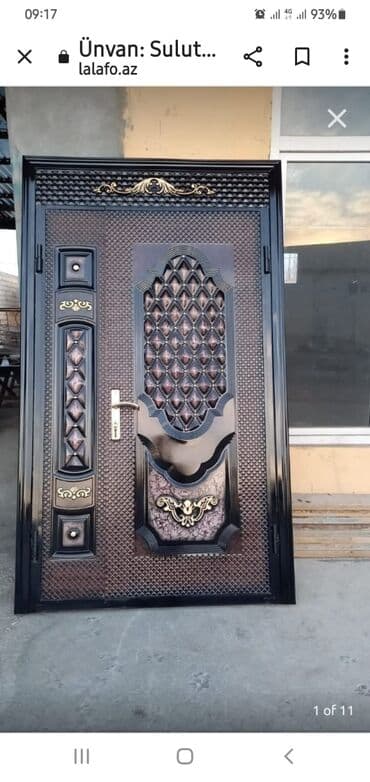 demir qapi satilir: Peşakar usta tərəfindən yığılır ünvan Sulutəpə qiymət 170 AZN den — 1