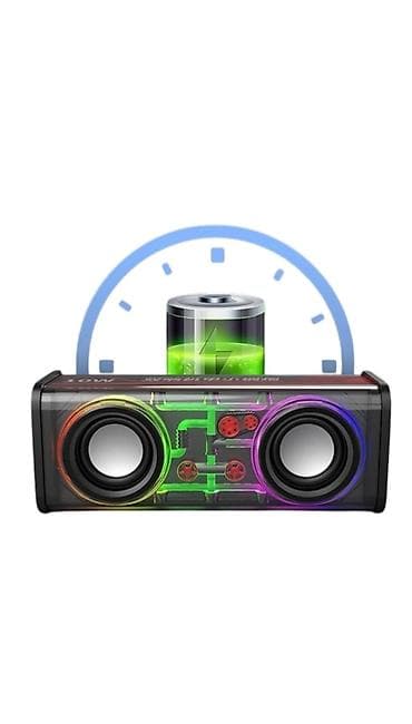 kalonklar: Portativ Bluetooth kolonka – 10W stereo - İki dinamikli stereo səs — 2