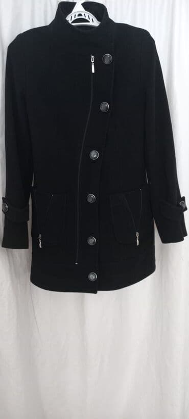 paltolar ve kurtkalar model: Palto, M, rəng - Qara — 2