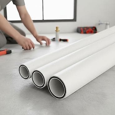 istipol boruları: PPR Kompozit və Sadə Borular – Su və İstilik Xətləri üçün Metak — 3