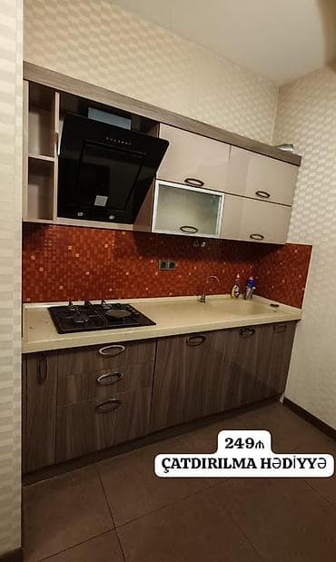 Mətbəx mebeli: *249₼ MƏTBƏX mebeli :-TƏCİLİ SATILIR*‼️ ÖLÇÜ:-220 ÜZƏRİNDƏ VERİLİR:- — 1