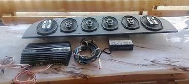 Колонки и сабвуферы: Avtomobil audio sistemi – tam dəst Dəst tərkibi: - Arxa polka — 1