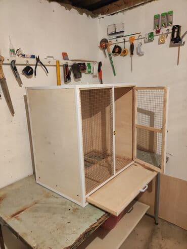 xamyak qəfəs: Dovşan,hamster,şinşila,bildirçin,cücə,xamyak,pişik,quş ve s kimi ev — 2