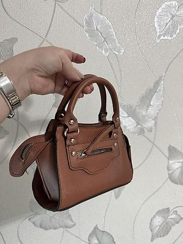 Çantalar: Qadın əl çantası – karamel/qəhvəyi rəng qəti istifadə etməmişəm — 2