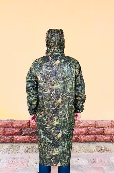 dəri plaşlar: Ovcu plasi teze mallar Qamis kamuflaj Su kecirmir Yagis geyimi — 1