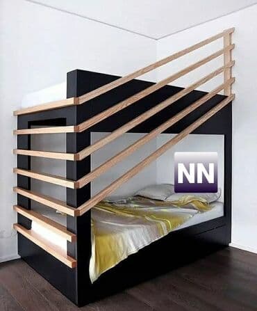 Oğlan və qız üçün, Yeni, Çarpayı, Matras ilə, Siyirməsiz, Taxta