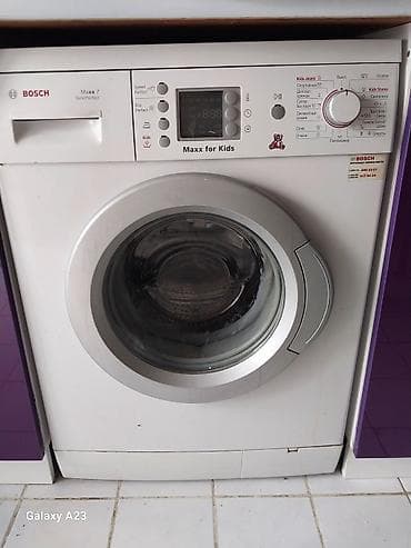 panel cit: Paltaryuyan maşın Bosch, 7 kq, İşlənmiş, Avtomat, Qurutmasız, Kredit yoxdur, Ödənişli çatdırılma, Ünvandan götürmə — 3