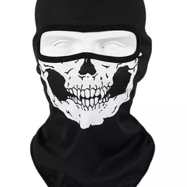 Маски скелетов велосипедная. Лыжная маска для головы и половины