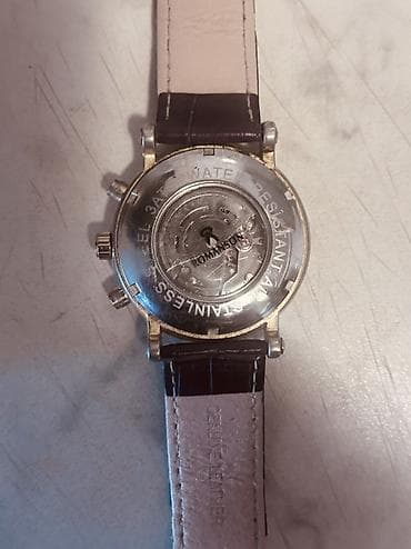 Qol saatları və aksesuarlar: Klassik Saat dəsti, rəng - Qızılı — 2