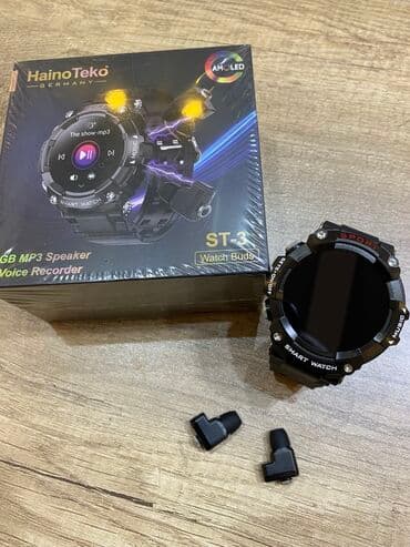 Smart saat, Sensor ekran, rəng - Qara