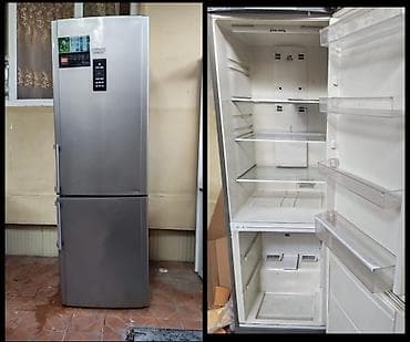 islenmis soyducular: Nofrost soyuducu satılır. Əla vəziyyətdə işləyir. Ölçü 150×60 sm — 1
