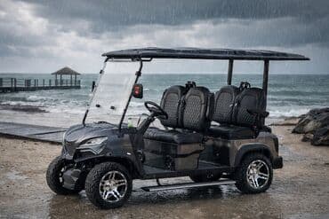 Elektrik qaraj buggy / golf karı - 4 nəfərlik oturacaq tərtibatı: iki