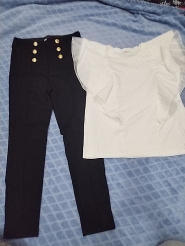 topdan saat: Qadın geyimləri dəsti - Boz rəngli, açıq yuyulmuş effekti olan düz — 3