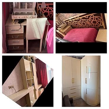 Oğlan və qız üçün, İşlənmiş, Təknəfərlik çarpayı, Yazı masası, Dolab