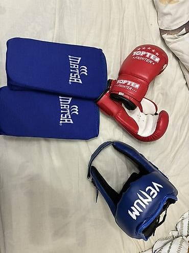 İdman formaları: Boks/MMA məşq avadanlığı dəsti - Qırmızı Top Ten Fighter boks — 1
