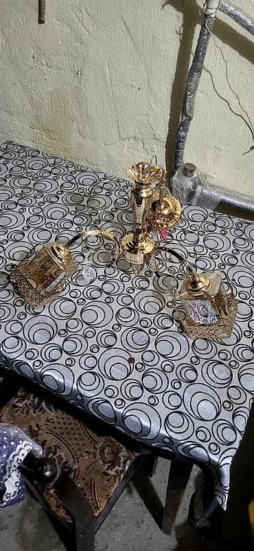 tavalar: Çılçıraq, 3 lampa, Metal — 2