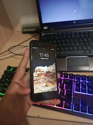 iphone 8 plus azerbaycan: IPhone 7, 32 GB, Qara, Barmaq izi — 2