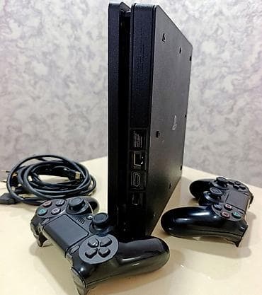 hard disk 2 tb: PS4 slim 500gb ideal, plombu üzərində, 2 pult +20 oyun (türk akauntu — 2