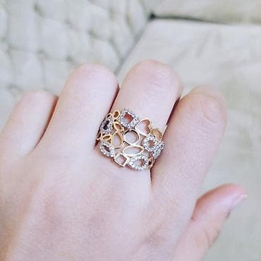 Ювелирные изделия: Обручальные, Кольцо, Желтое золото, 585 проба — 1