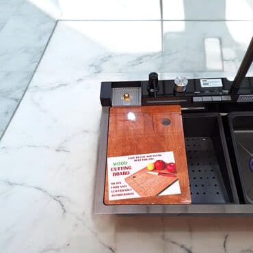 piano şəkilləri: Yeni Kvadrat Mətbəx çanağı, Paslanmaz polad, Pulsuz çatdırılma — 3