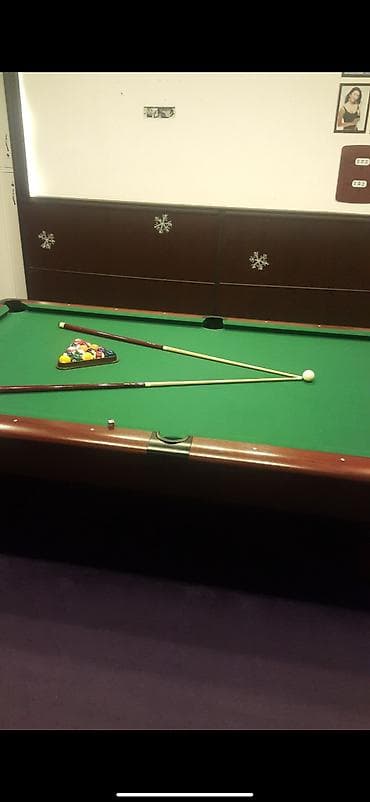 Maskalar, eynəklər: Platin brendinin peşəkar bilyard (pool) masasının komplekti — 3